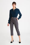 Buvette Pearl Blouse-Navy-navy pearl detailed long-sleeve blouse-Petite Studio NYC