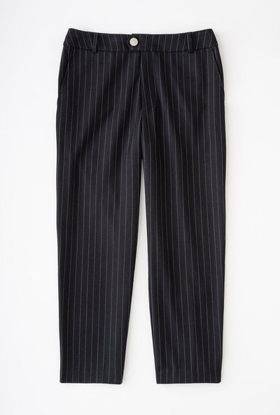 Emery Pants - Pinstripe-bottoms-Petite Studio